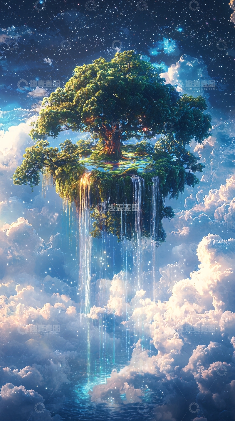 高清大图下载【趣麦麦图】天空之树