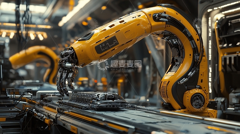 高清大图下载【趣麦麦图】工业机器人手臂13