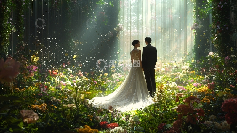 高清大图下载【趣麦麦图】梦幻森林婚礼