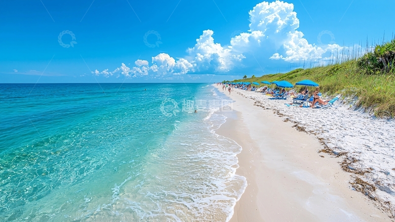 高清大图下载【趣麦麦图】海滩风景