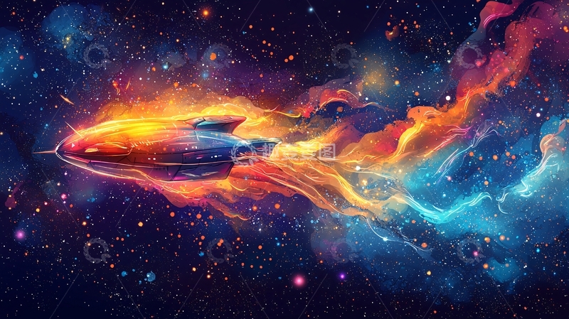 高清大图下载【趣麦麦图】宇宙飞船