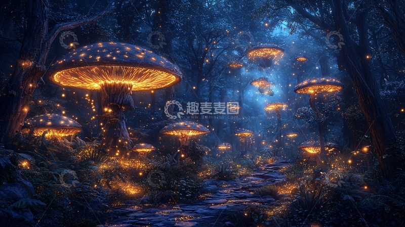 高清大图下载【趣麦麦图】梦幻森林