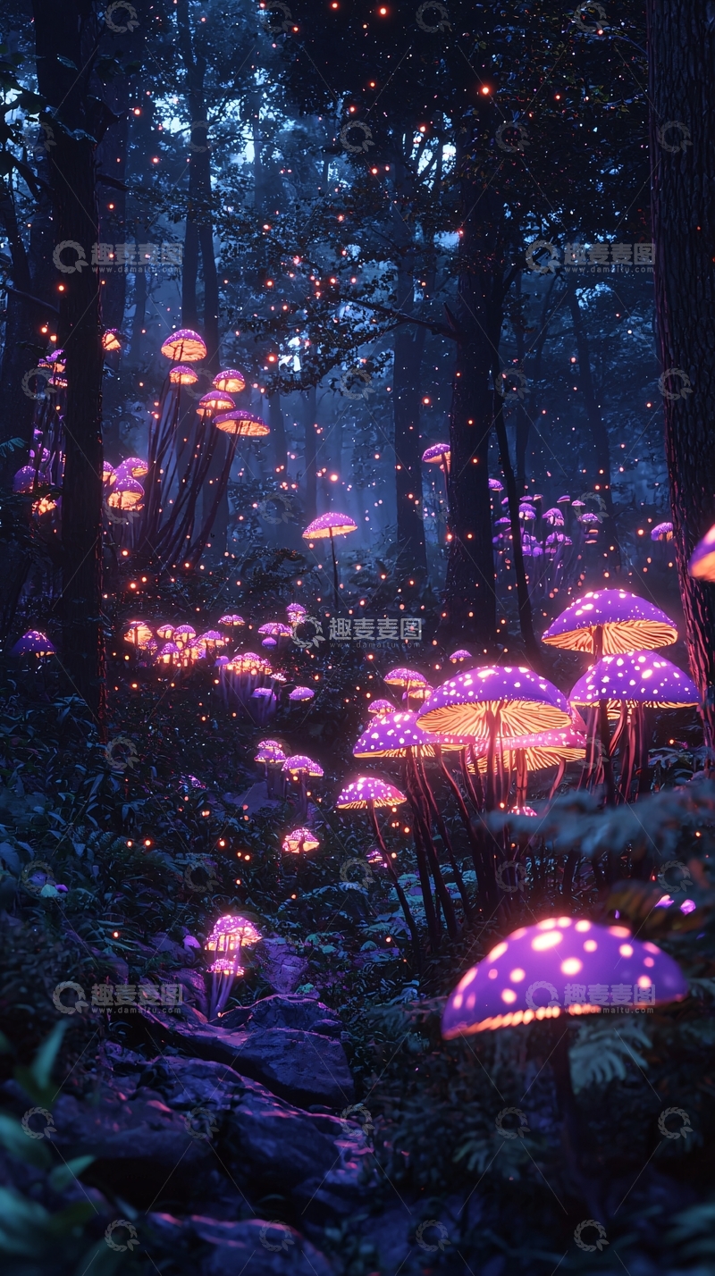 高清大图下载【趣麦麦图】梦幻森林