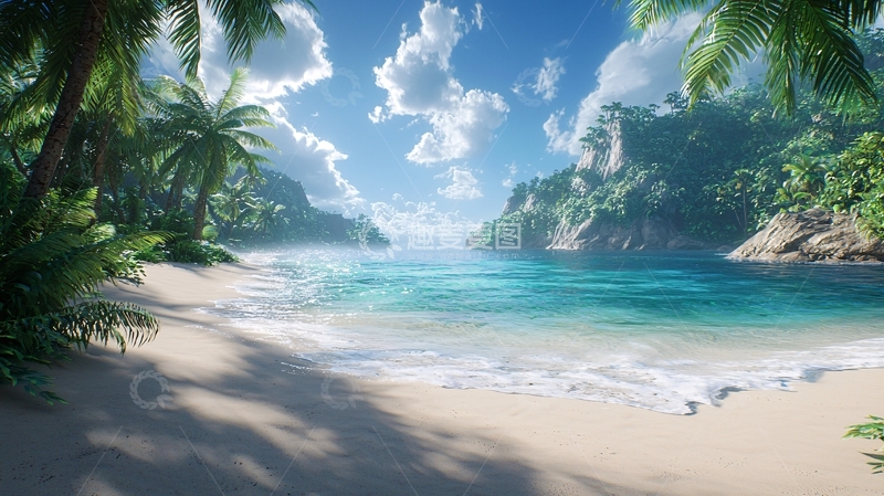 高清大图下载【趣麦麦图】热带海滩风光