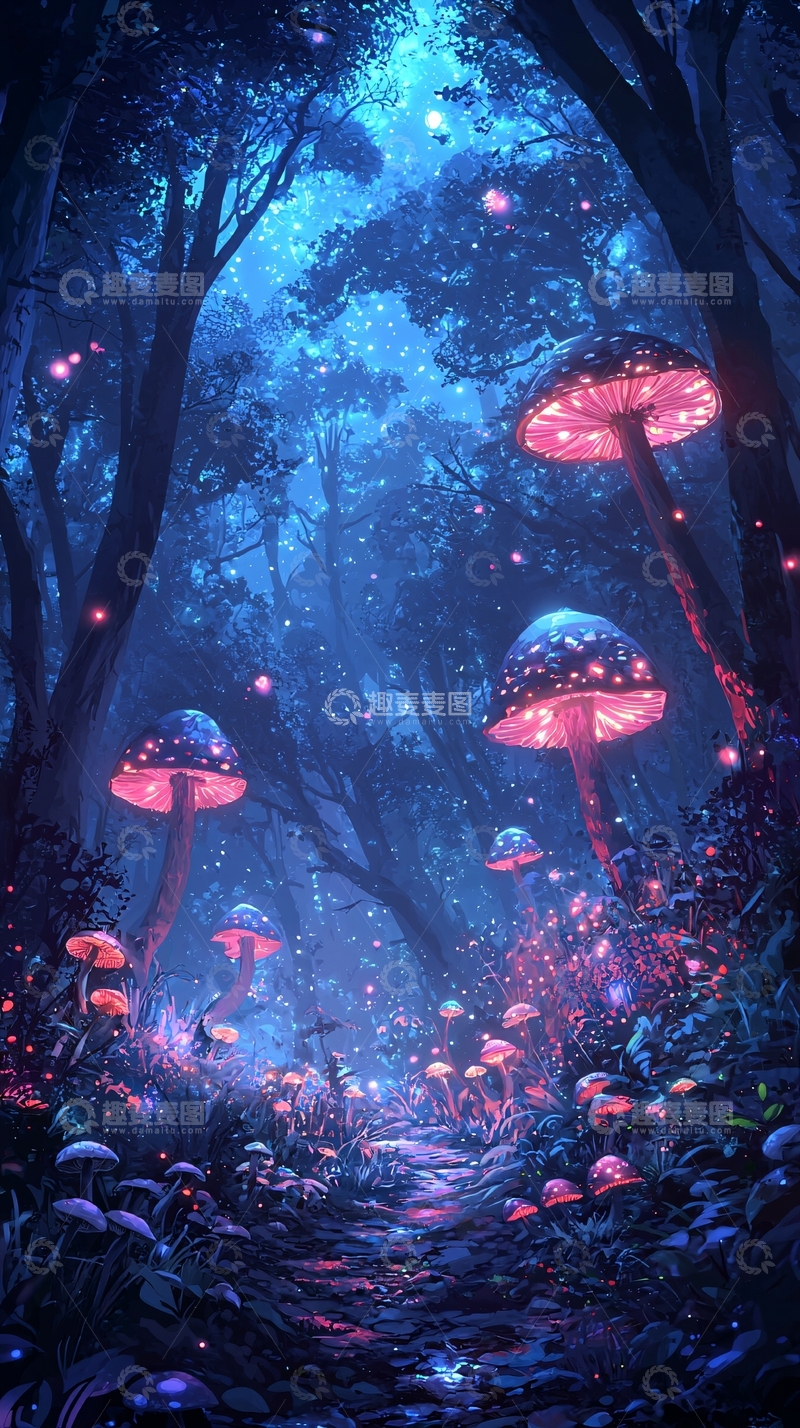 高清大图下载【趣麦麦图】梦幻森林