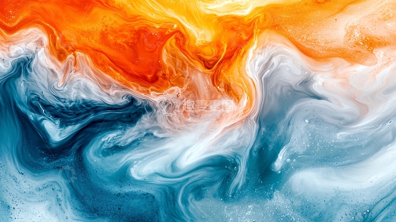 高清大图下载【趣麦麦图】抽象油画