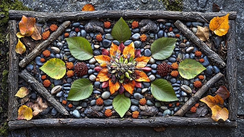 高清大图下载【趣麦麦图】自然素材拼贴画