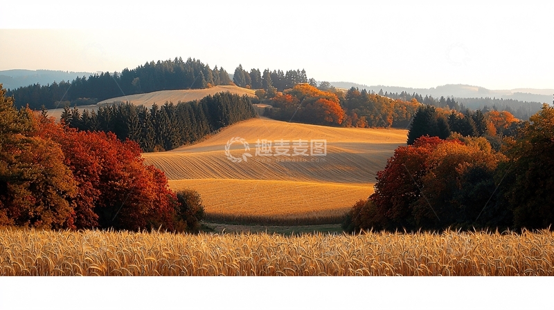 高清大图下载【趣麦麦图】秋日田园风光73