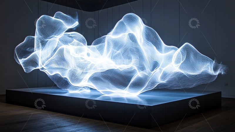 高清大图下载【趣麦麦图】光影艺术装置