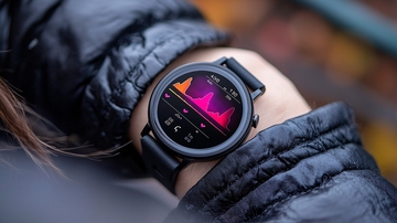 手腕上的智能手表