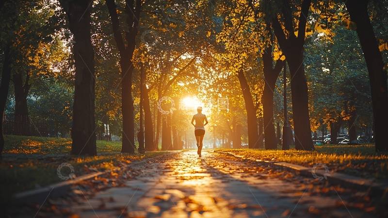高清大图下载【趣麦麦图】晨跑