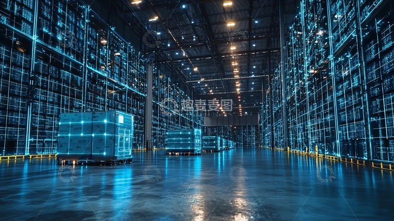 高清大图下载【趣麦麦图】智能化仓库