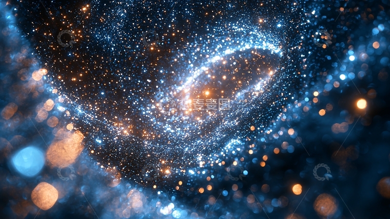 高清大图下载【趣麦麦图】蓝色星云