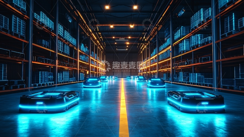 高清大图下载【趣麦麦图】智能仓储系统