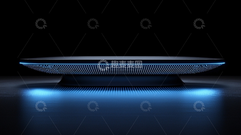 高清大图下载【趣麦麦图】科技感十足的椭圆形智能设备