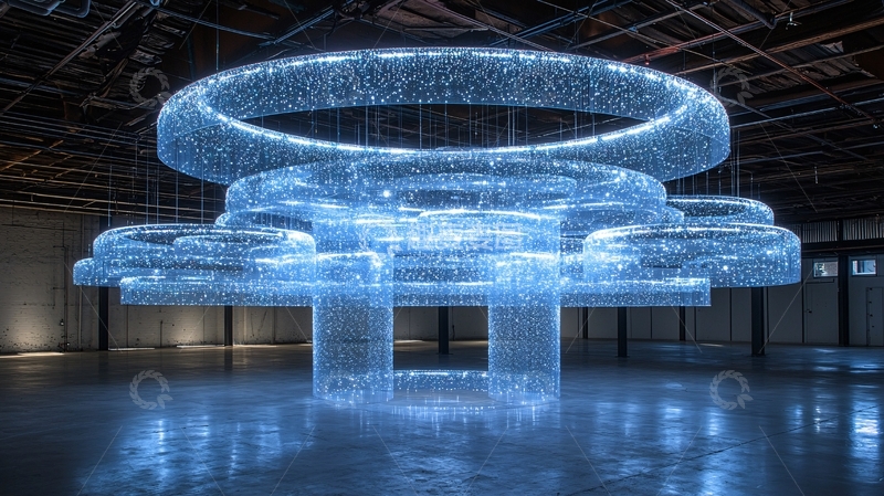 高清大图下载【趣麦麦图】水晶灯装置艺术