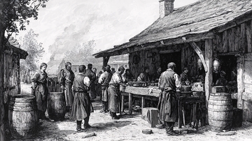 十九世纪乡村集市场景