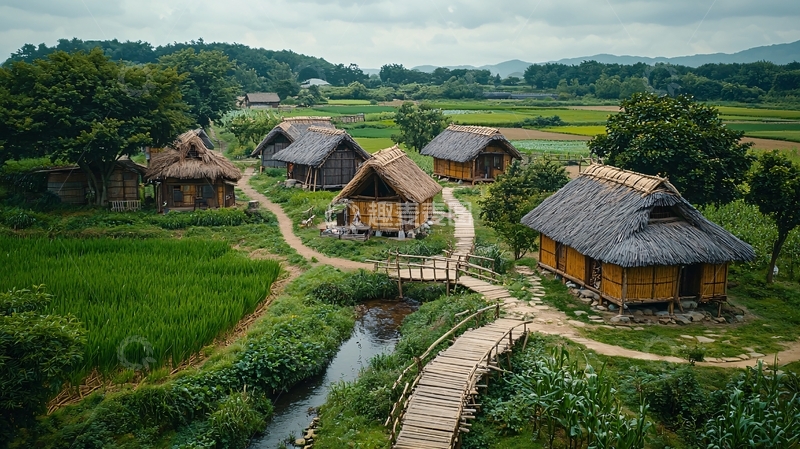 高清大图下载【趣麦麦图】田园风光364