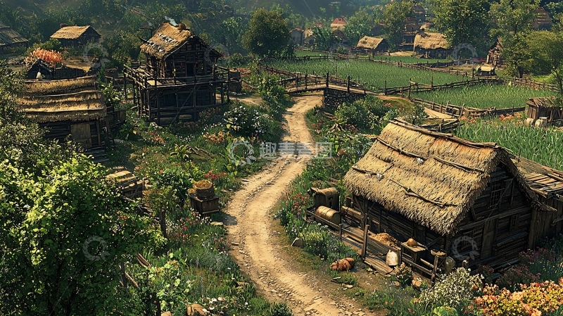 高清大图下载【趣麦麦图】田园风光乡村景色