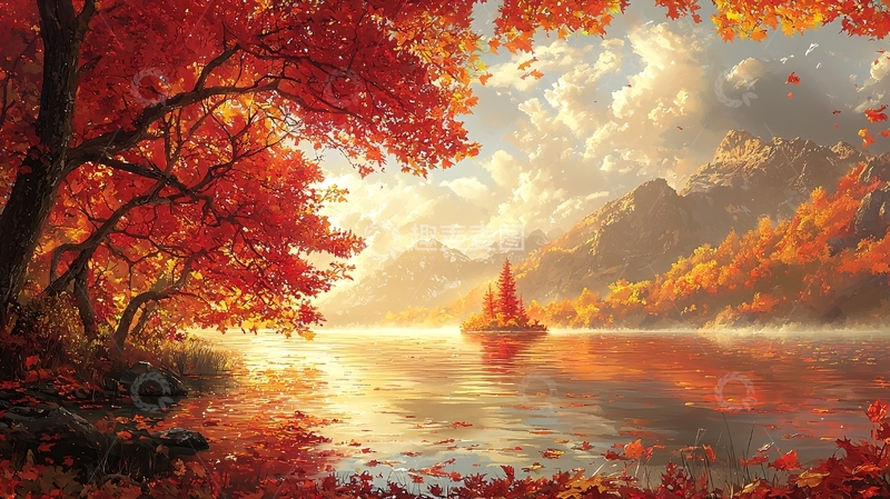 高清大图下载【趣麦麦图】红叶秋景