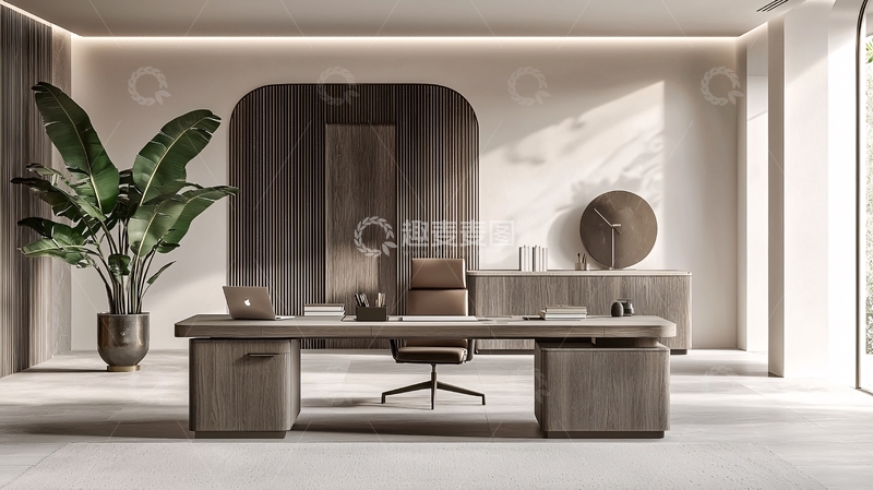 高清大图下载【趣麦麦图】极简现代高级办公空间