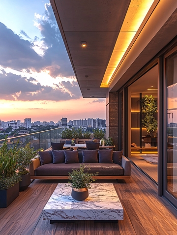 现代风格阳台设计