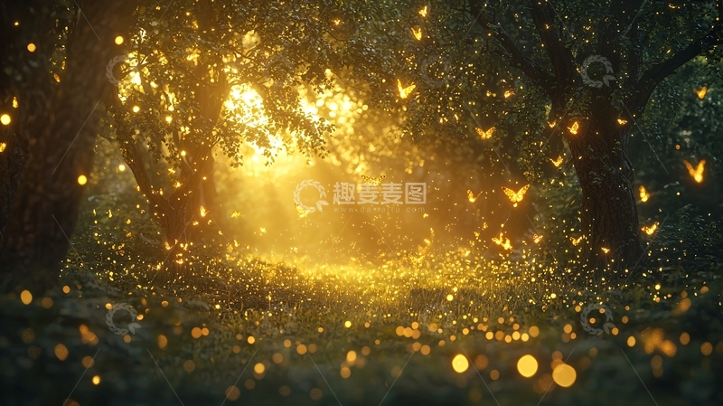 高清大图下载【趣麦麦图】阳光森林