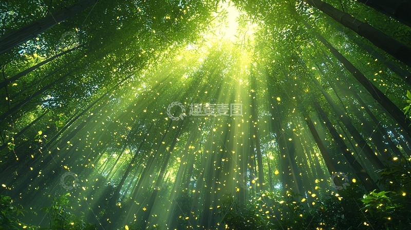 高清大图下载【趣麦麦图】阳光森林