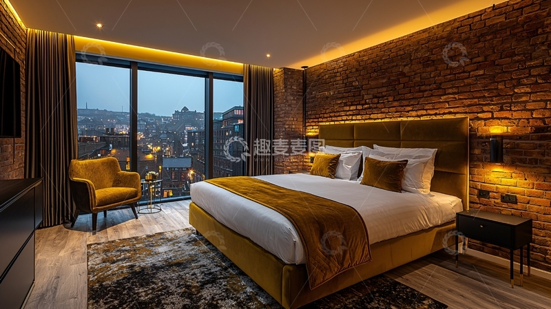 高清大图下载【趣麦麦图】酒店卧室