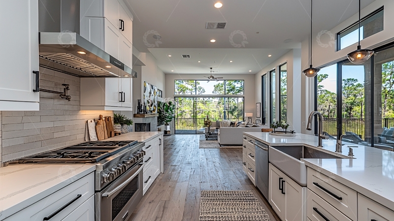 高清大图下载【趣麦麦图】现代化开放式厨房