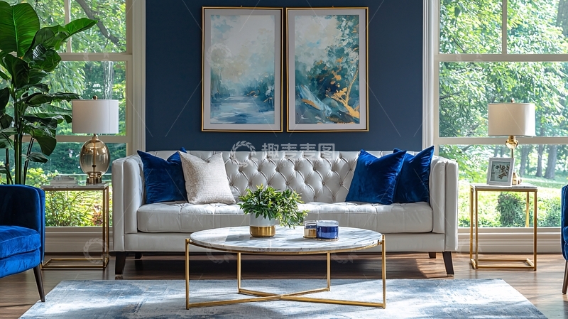 高清大图下载【趣麦麦图】现代简约客厅