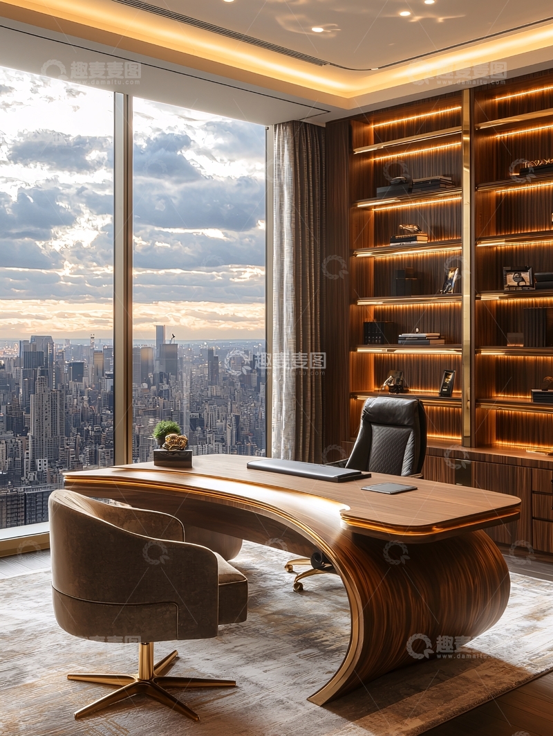 高清大图下载【趣麦麦图】高端大气现代办公空间