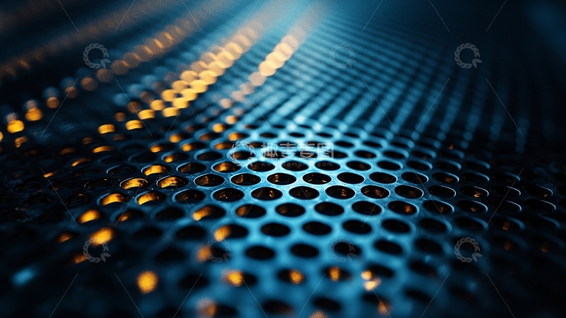 高清大图下载【趣麦麦图】抽象金属网格背景