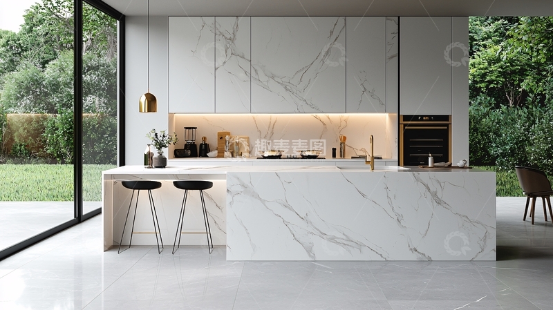 高清大图下载【趣麦麦图】现代极简风格厨房