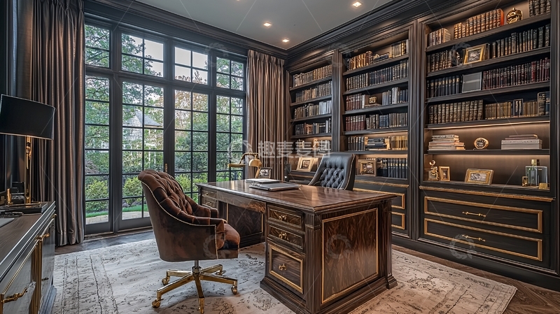 高清大图下载【趣麦麦图】书房