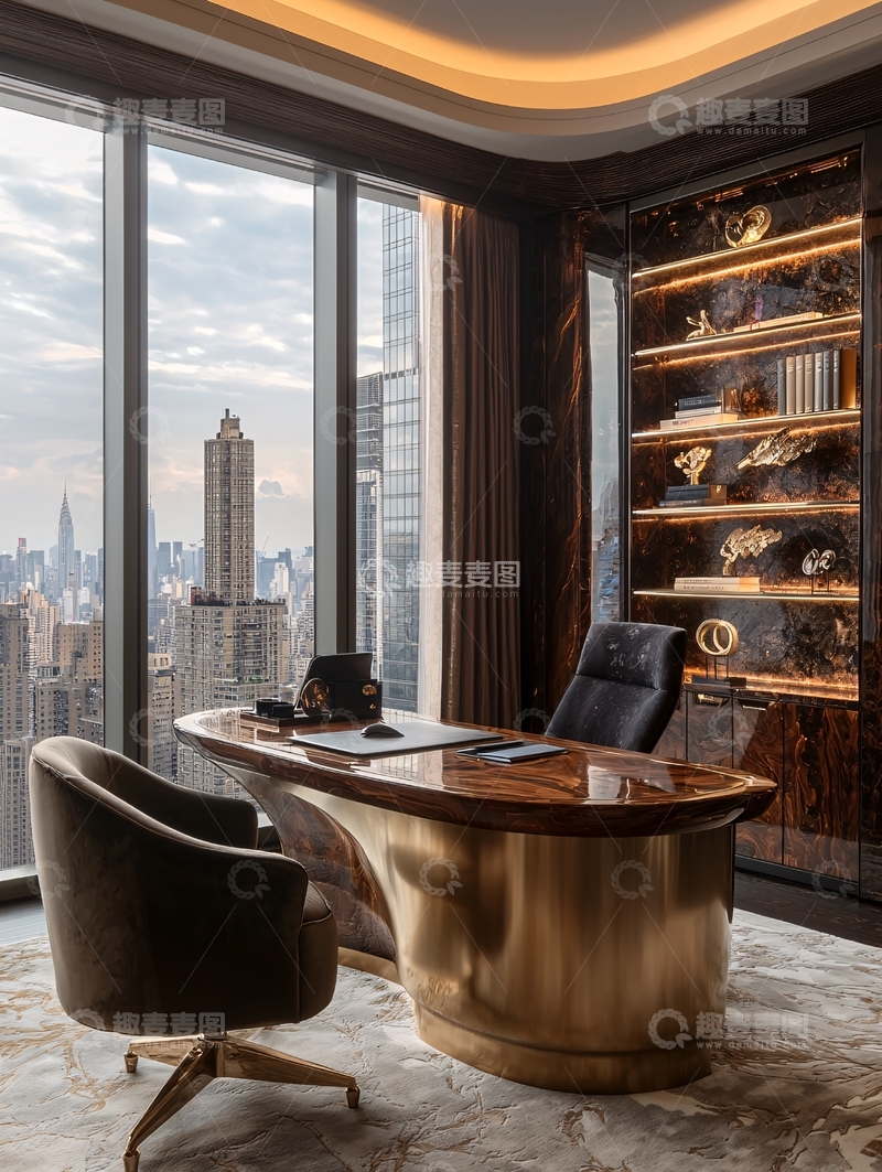 高清大图下载【趣麦麦图】高端大气现代办公空间