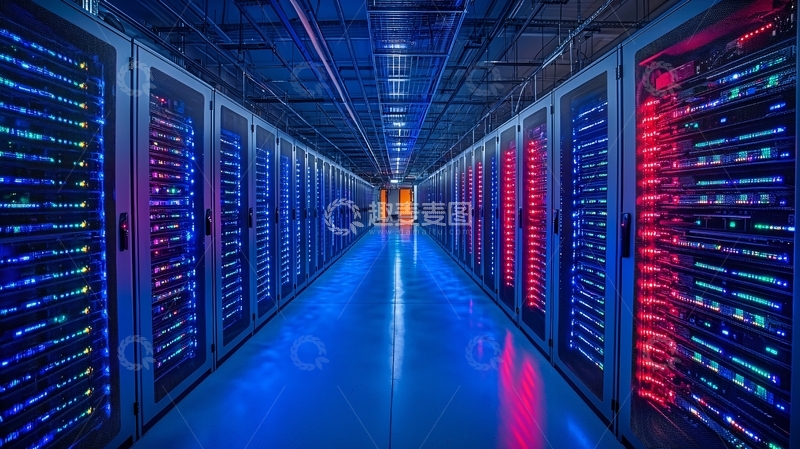 高清大图下载【趣麦麦图】数据中心机房内部
