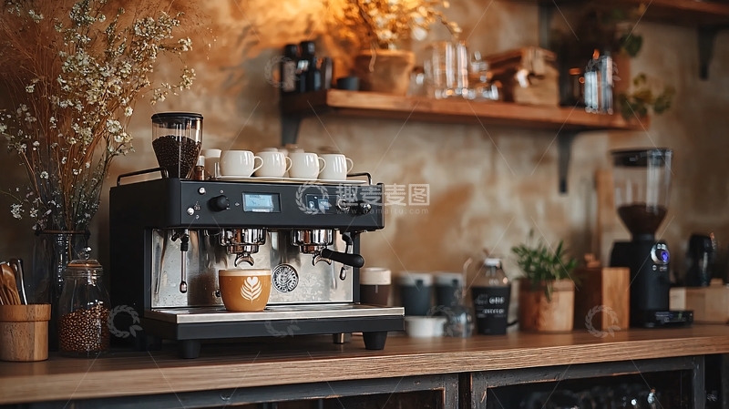 高清大图下载【趣麦麦图】咖啡机