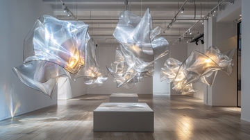 透明雕塑装置艺术