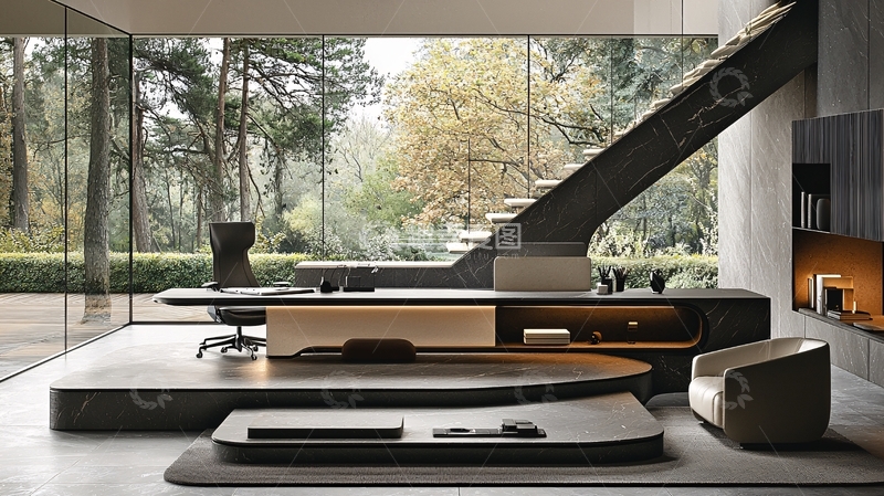 高清大图下载【趣麦麦图】现代极简风格办公室