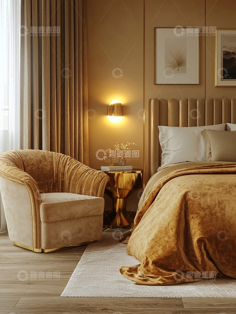 高清大图下载【趣麦麦图】轻奢卧室设计