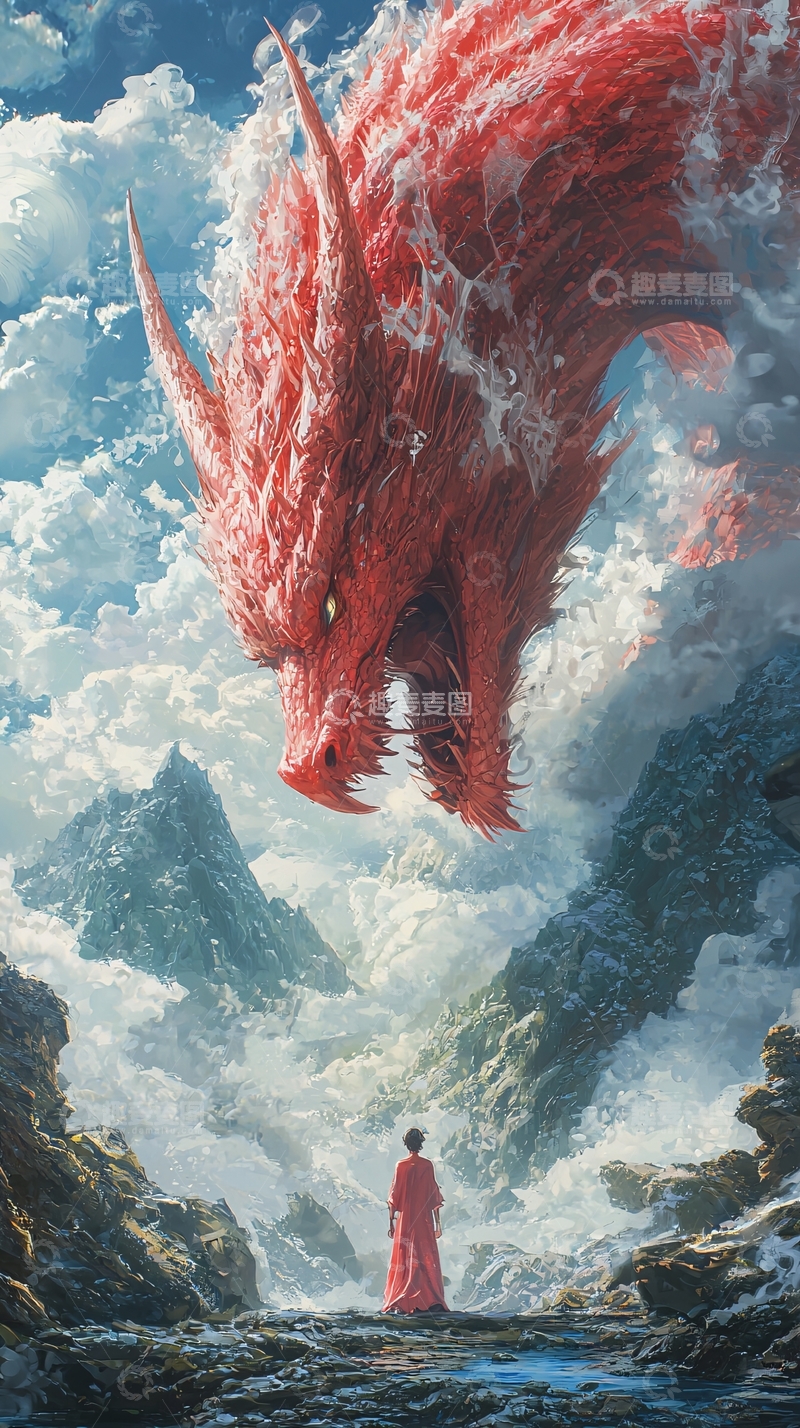 高清大图下载【趣麦麦图】巨龙