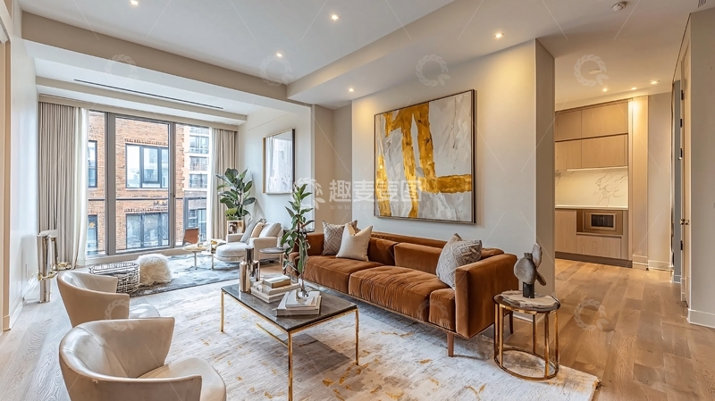 高清大图下载【趣麦麦图】现代简约风格客厅99