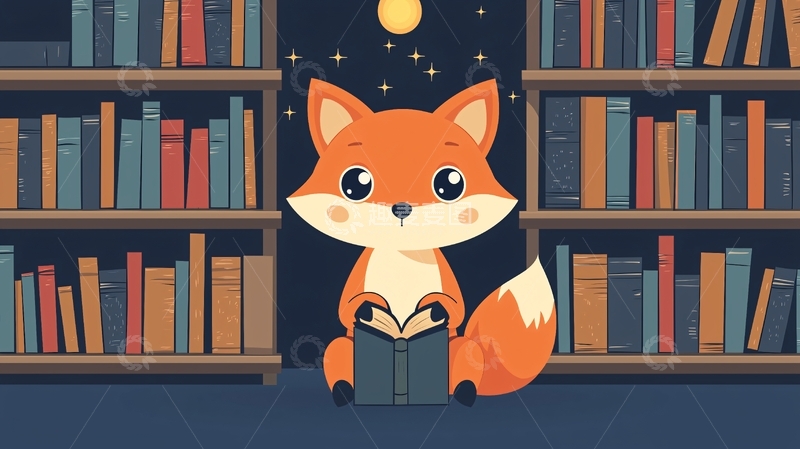 高清大图下载【趣麦麦图】卡通狐狸