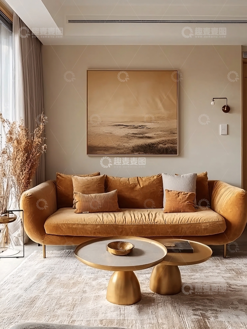 高清大图下载【趣麦麦图】轻奢风客厅装修