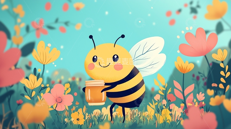 卡通蜜蜂