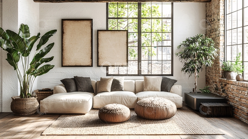 高清大图下载【趣麦麦图】现代简约客厅