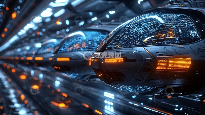 高清大图下载【趣麦麦图】未来科技感汽车