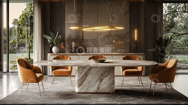 高清大图下载【趣麦麦图】现代简约餐厅