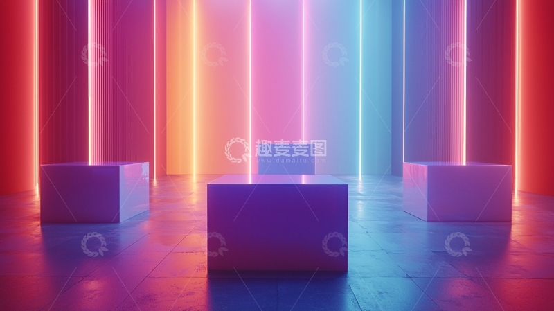 高清大图下载【趣麦麦图】霓虹灯背景